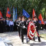 Суворовцы на митинге, посвященном 30-ой годовщине начала вывода советских войск из Афганистана